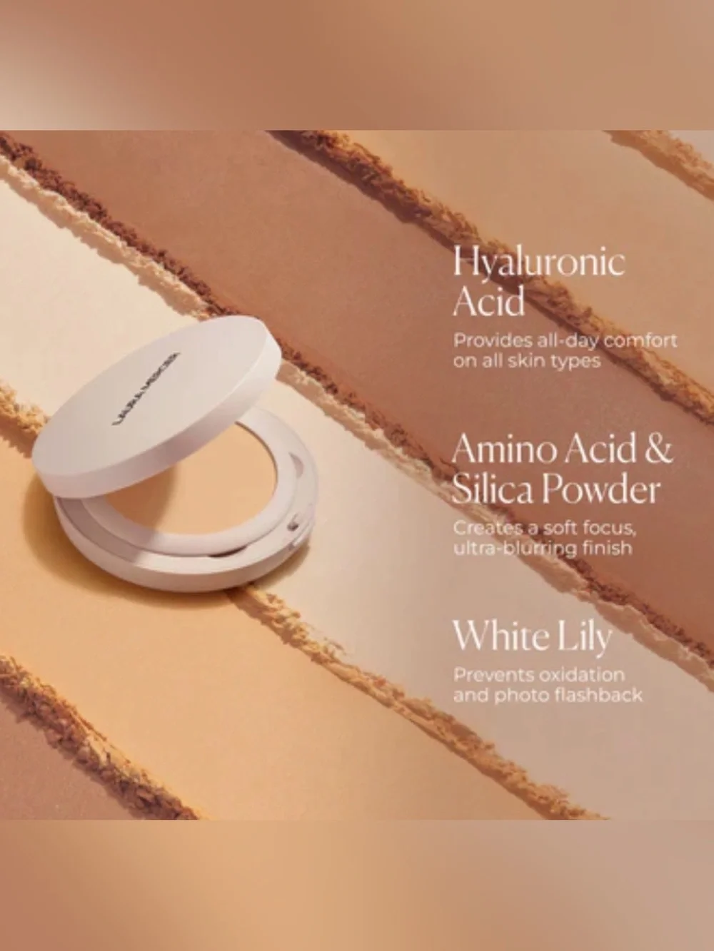 NEW- Laura Mercier - Translucent Pressed Setting Powder - Translucent Honey